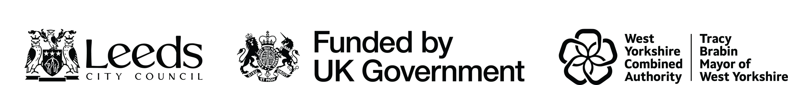 A list of In Harmony supporters: Founded by UK Government and West Yorkshire Combined Authority.